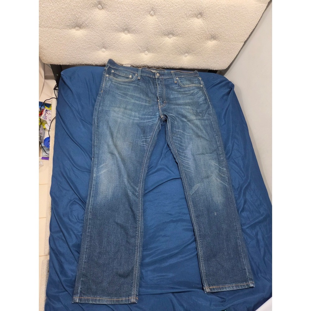 Levis 541 Athletic Taper Jeans Mens 38x32 Medium Wash Blue Denim 18181-0229